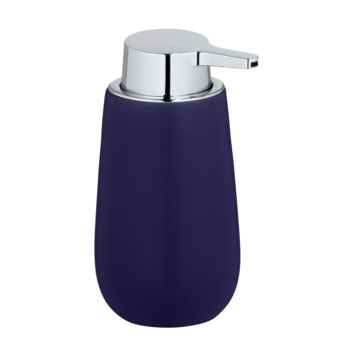 Wenko keramische zeepdispenser Badi donkerblauw