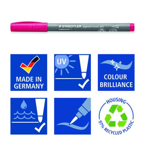 STAEDTLER® pigment arts pen brush 371, einzeln
