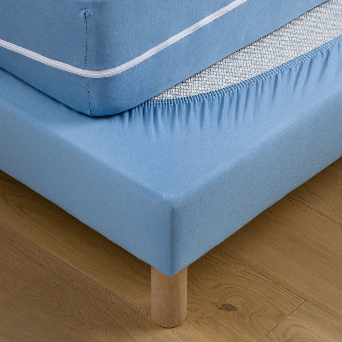 LA REDOUTE INTERIEURS<br>Sapatos boxspring 100% jersey algodão Alt.30cm