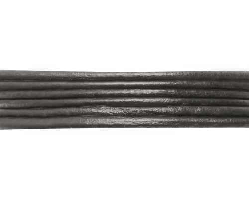 Zwarte leren band 2mm/1m