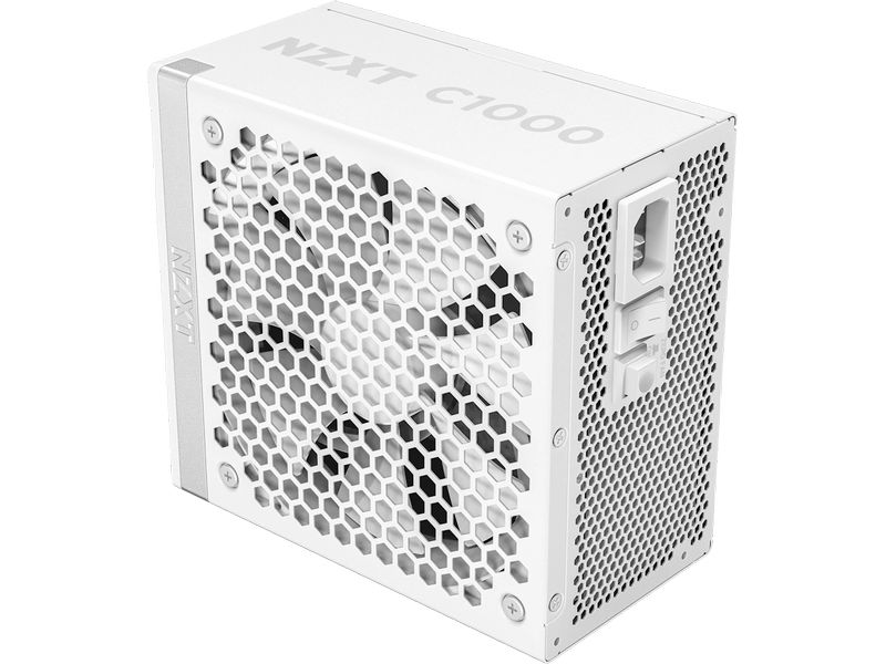 NZXT Netzteil C1000 Gold 1000 W, Weiss Vollmodulares 1000-Watt-80-PLUS-Gold-ATX-Netzteil