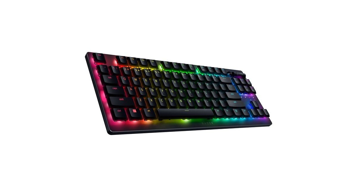 RazerDeathstalker V2 Pro TKL, gaming toetsenbord  (Zwart, US lay-out, Razer Linear Optical (Red), RGB leds, TKL, ABS, Bluetooth)