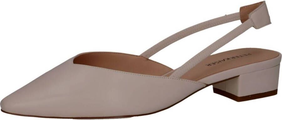 PETER KAISER Slingbacks Dames 79443 Maat: 37 Materiaal: Textiel Kleur: Wit