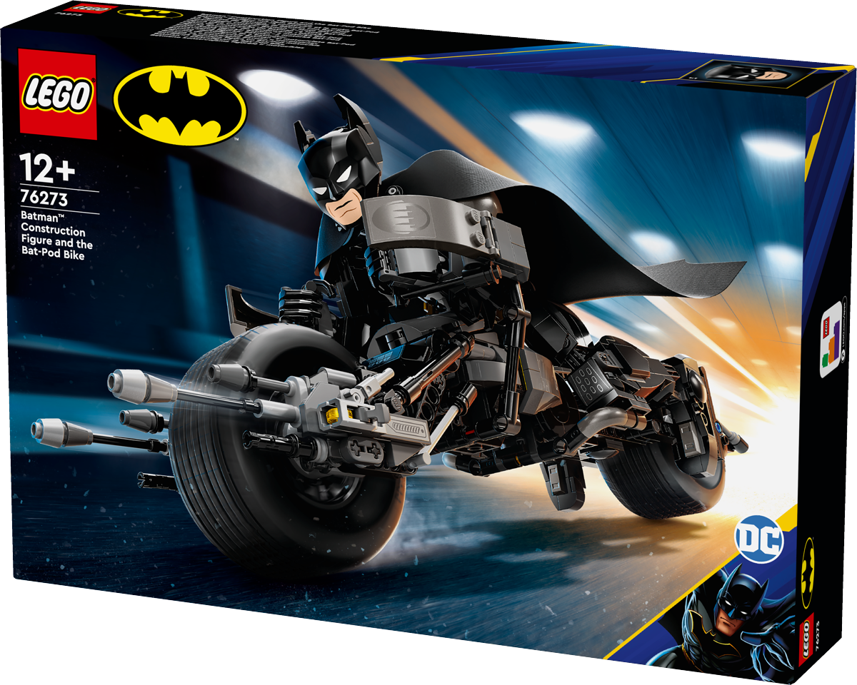 LEGO Super Heroes - Byg selv-figur af Batman™ og Batpod-motorcyklen (76273)