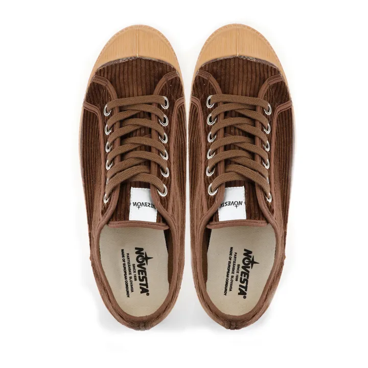 Novesta Baskets Lacets Star Master Corduroy Velours | Marron