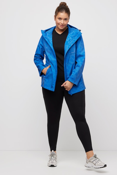 HYPRAR Softshelljacke, Leomuster, wasserabweisend