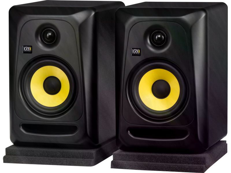 KRK Studiomonitore ROKIT 5 G3 Classic Pack Schwarz Professionelle Zwei-Wege-Studiomonitore