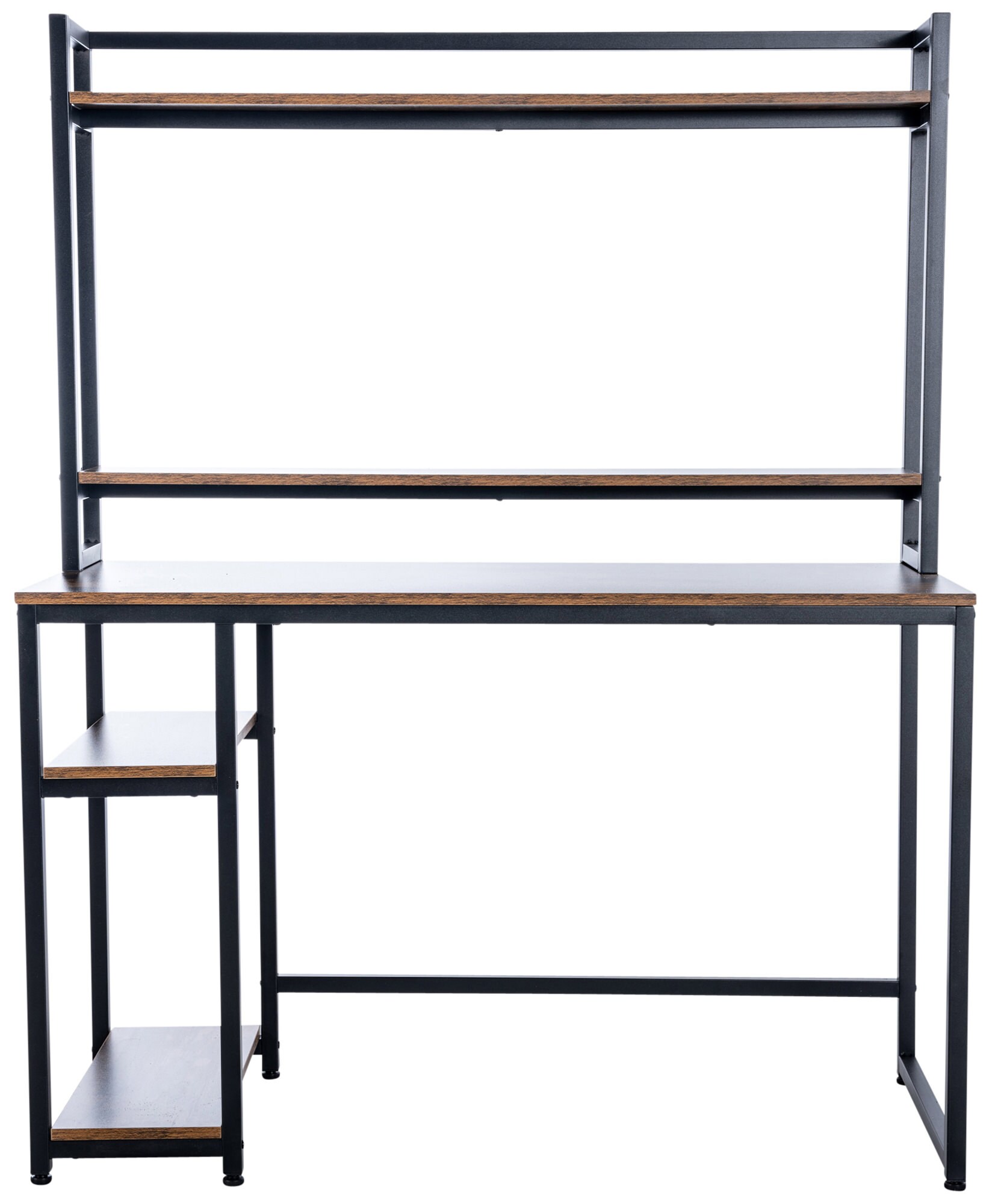 CLP Schreibtisch Billings I Computertisch Mit Regal Und Staufächern I Bürotisch Im Industrial Look
