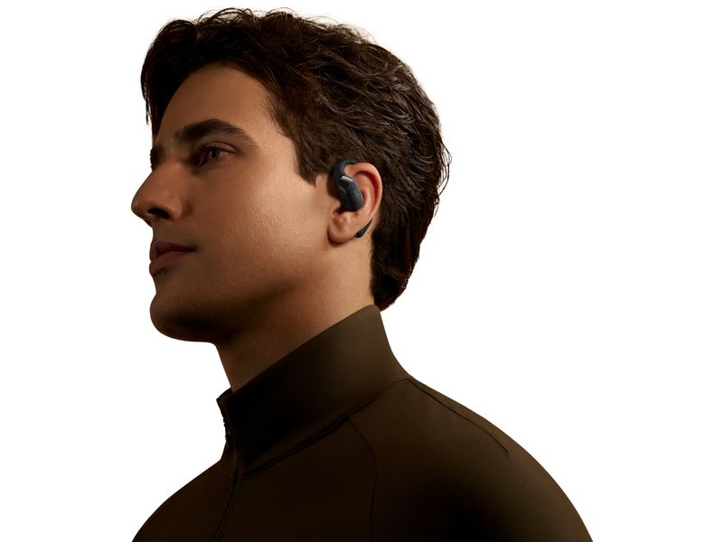 Shokz Wireless In-Ear-Kopfhörer OpenFit 2 Schwarz Kabellose Open-Ear-Kopfhörer