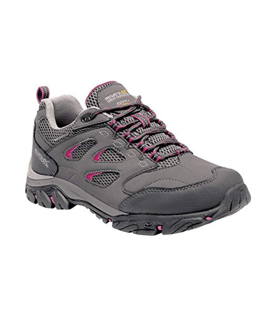 Regatta - Chaussures de randonnée HOLCOMBE - Femme (Gris/fuchsia) - UTRG3704