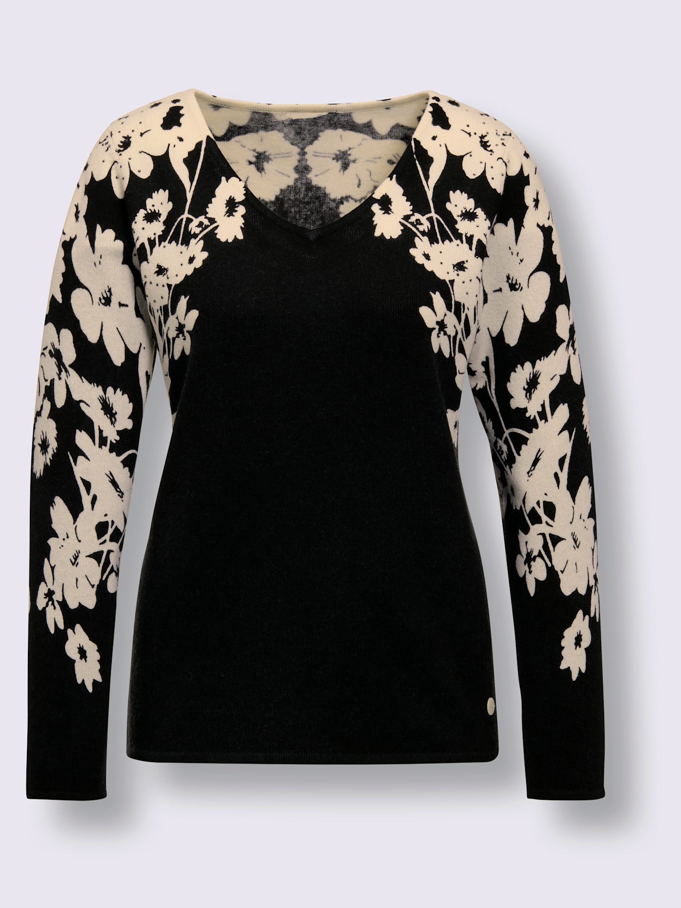 Pull en mérinos et cachemire mélange mérinos/cachemire