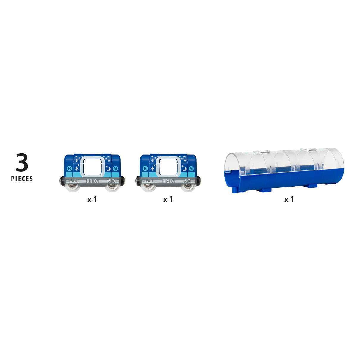 BRIO Spiel Tunnelbox U-Bahn Glow i. Dark