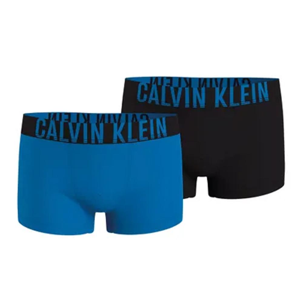 Calvin Klein Jeans 2x Boxer Bleu/Noir Garçon Calvin Klein Jeans Shockingblue