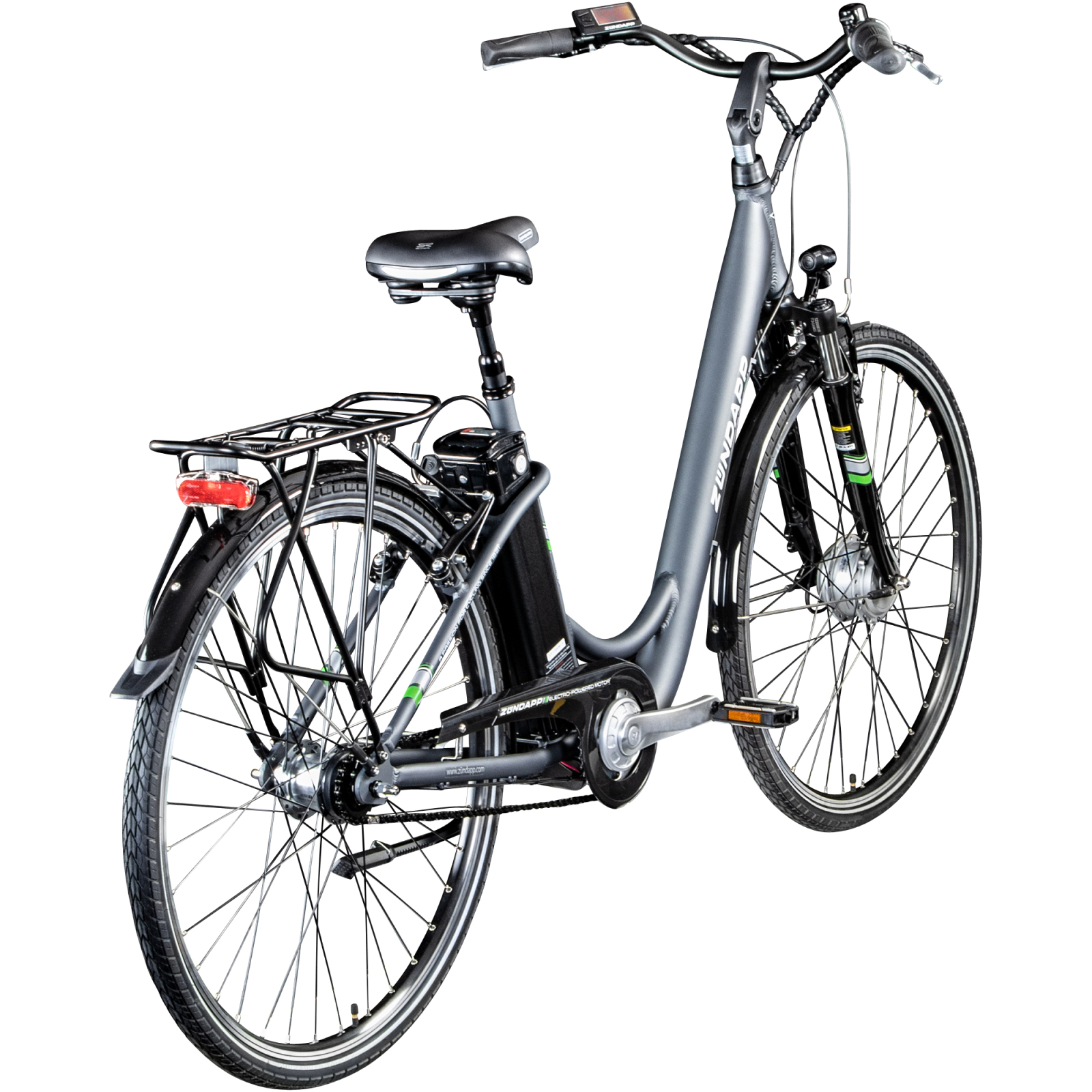 Zündapp Elektro-Damenrad GREEN 3.7 - grau - 28