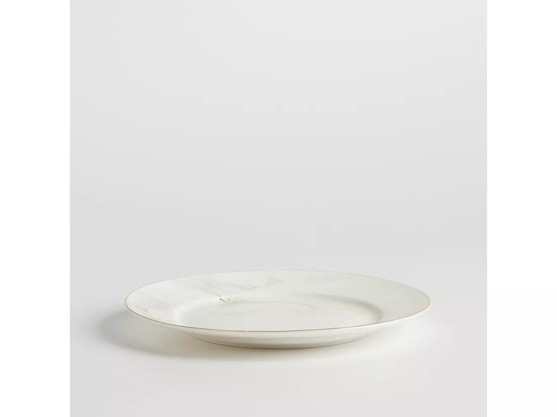Assiette À Dessert Marberis Blanc Moyen 20.5 cm