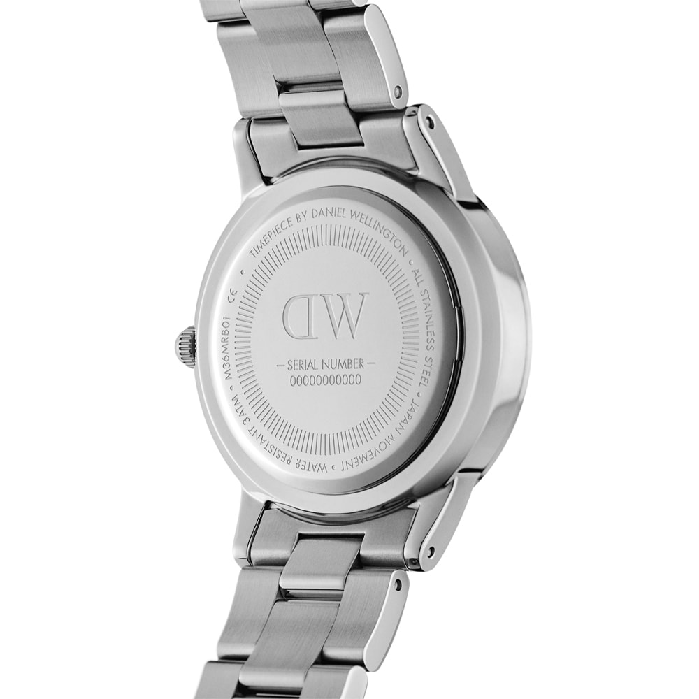 Montre à quartz - Acier inoxydable argenté - Homme