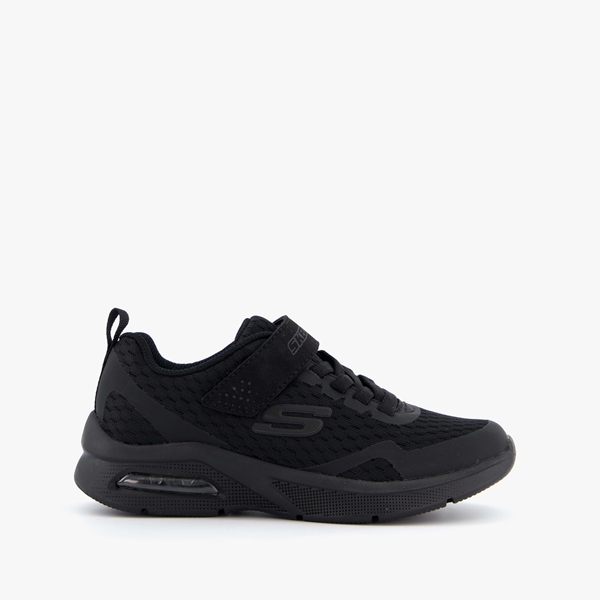Skechers Microspec Max kinder sneakers zwart