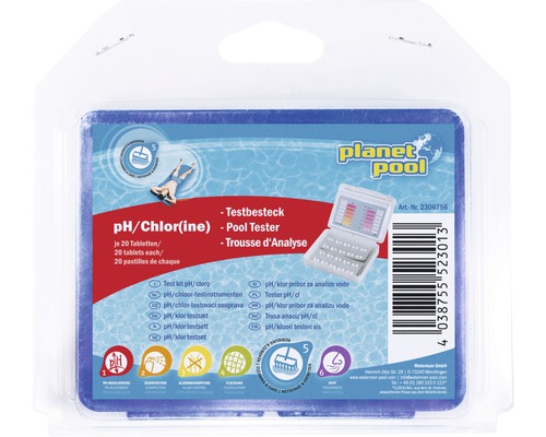 pH/chloortestkit + tabletten, 20 stuks