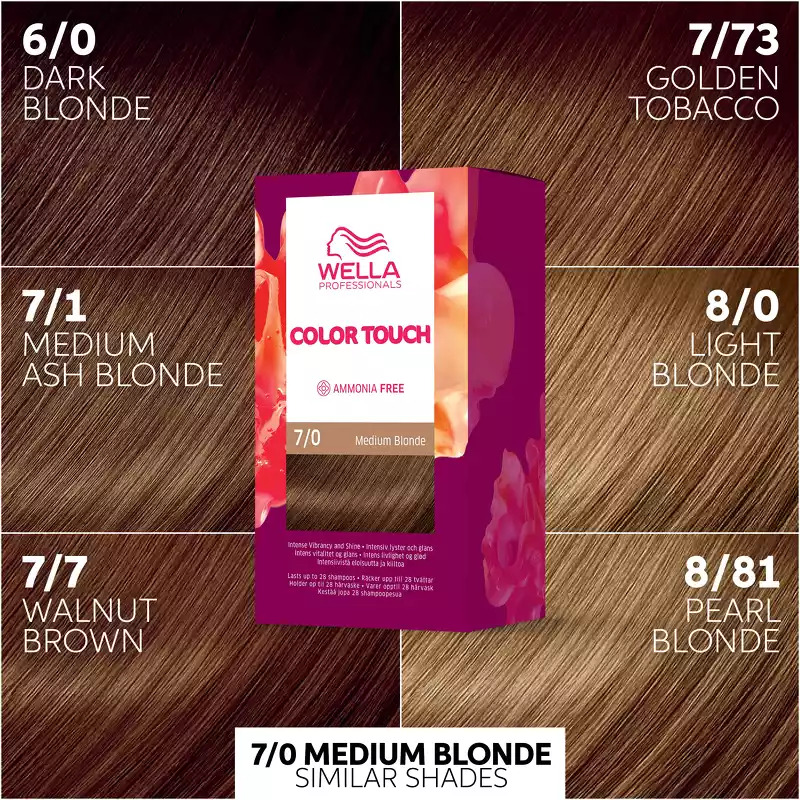 Wella Professionals Color Touch Pure Naturals - 7/0 Medium Blonde