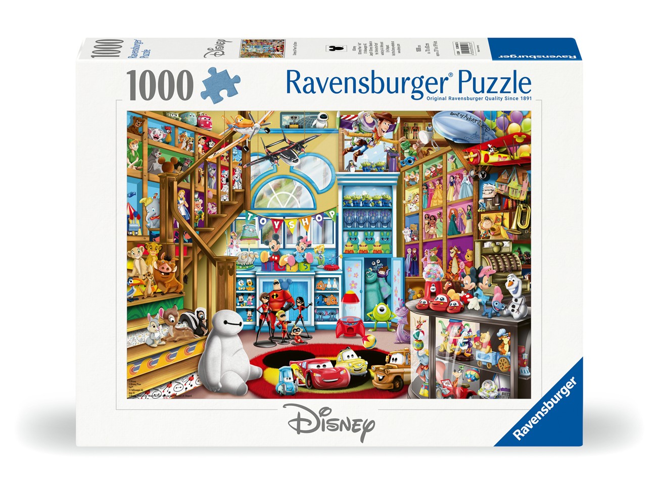 Ravensburger - Puslespil Disney Multiproperty 1000 brikker