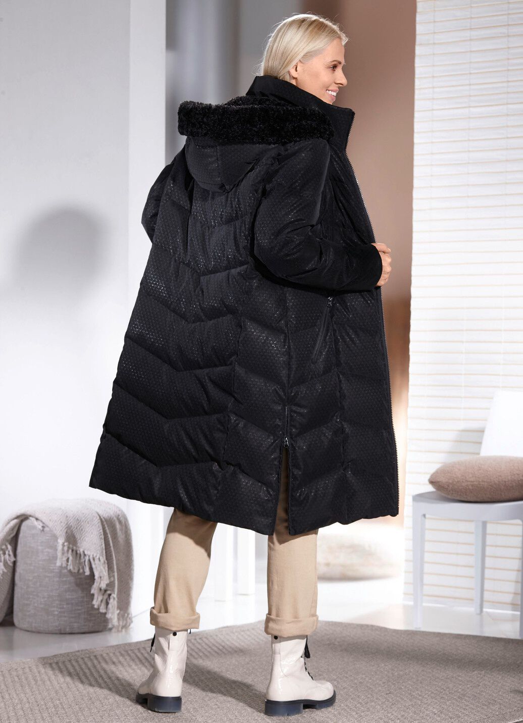 Funktionsmantel im Puffer-Style
