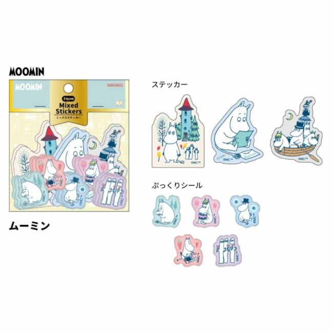 Sun-Star Stationery - MOOMIN Gemengde Stickerset