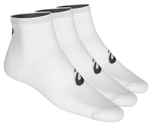 Pack de 3 paires de chaussettes Asics Quarter Blanc