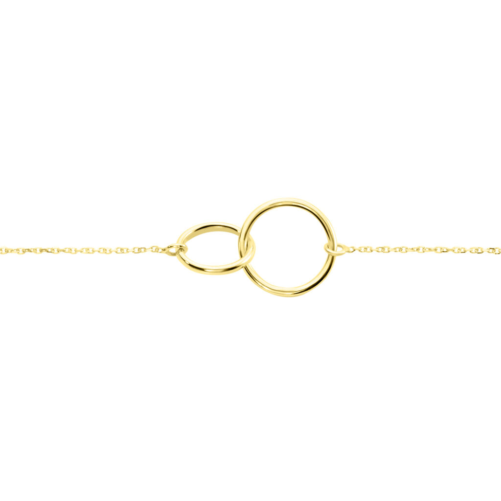 Bracelet Hydrangee Or Jaune