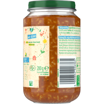 Olvarit 8+ Maanden Tomaat Ham Macaroni 200g