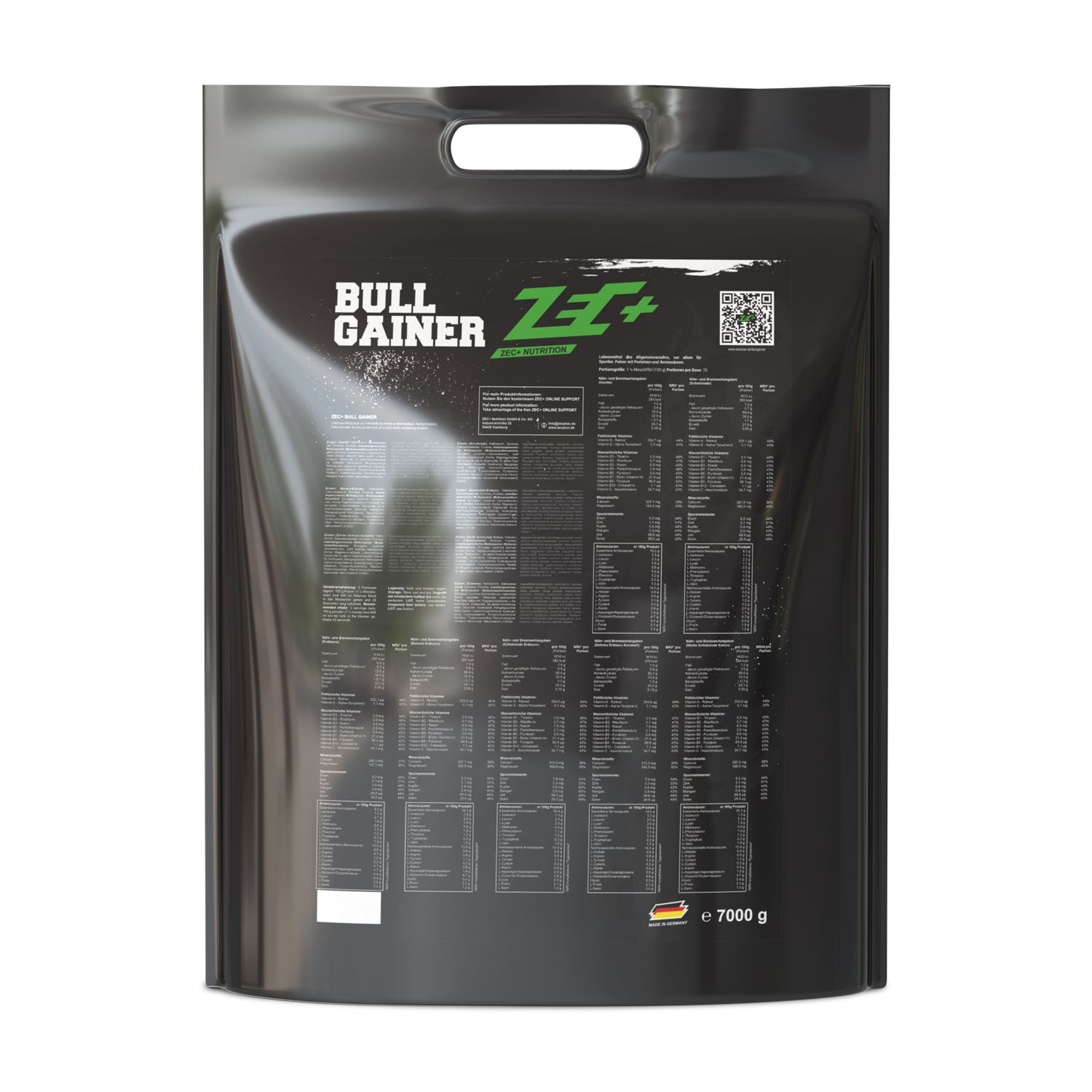 ZEC+ BULLGAINER Protein/ Eiweiß Vanille