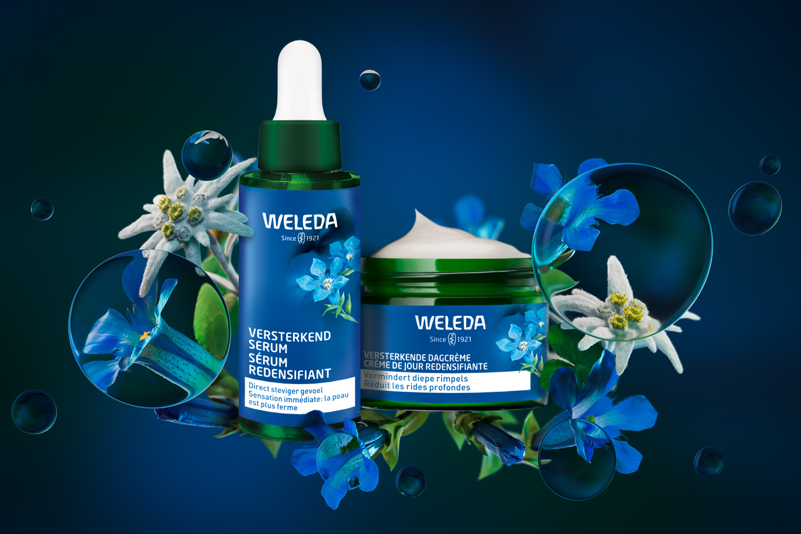 WELEDA Blauwe gentiaan & edelweiss versterkend serum (30 ml)