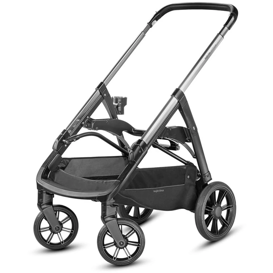Inglesina Kombikinderwagen Aptica Darwin Silk Grey Gestell Black