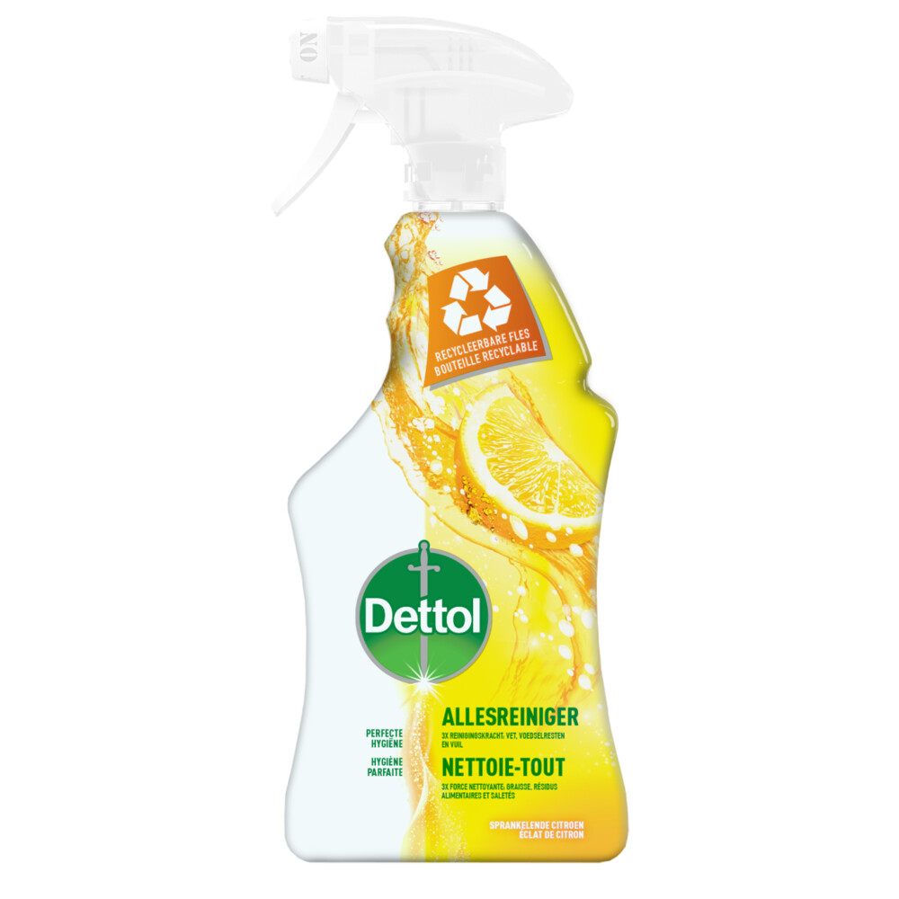 Dettol Power & Fresh Spray Citroen & Limoen Allesreiniger 500 ml