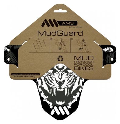 Garde-Boue Avant All Mountain Style AMS Happy Ridings Tiger Noir Blanc