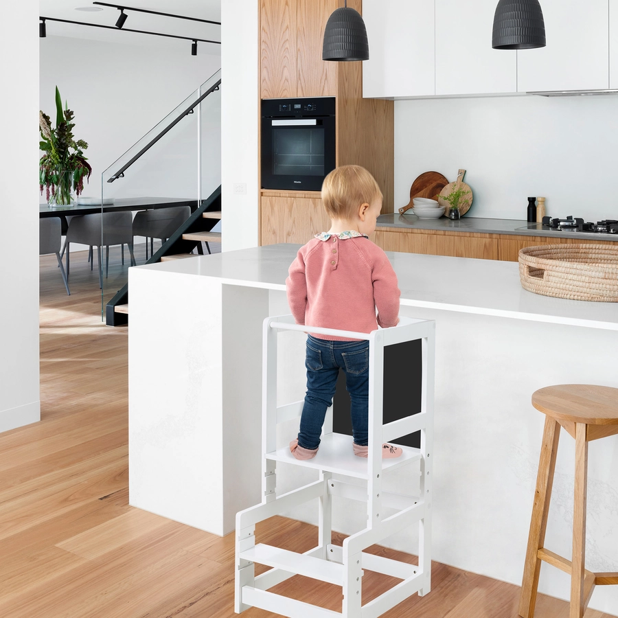 roba Lernturm mit Tafel weiß