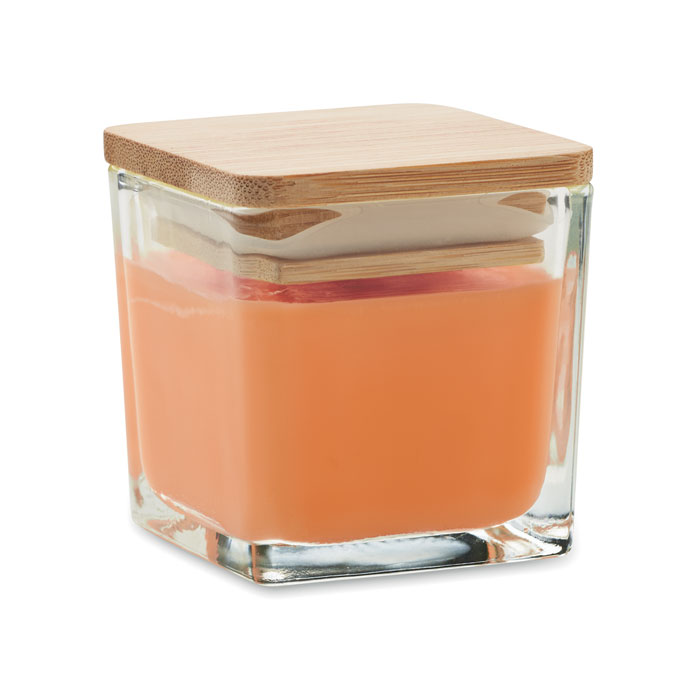 GiftRetail MO2235 - PILA Bougie parfumée carrée 50gr
