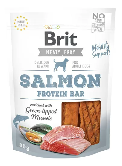 Brit Jerky laks - 80 g.