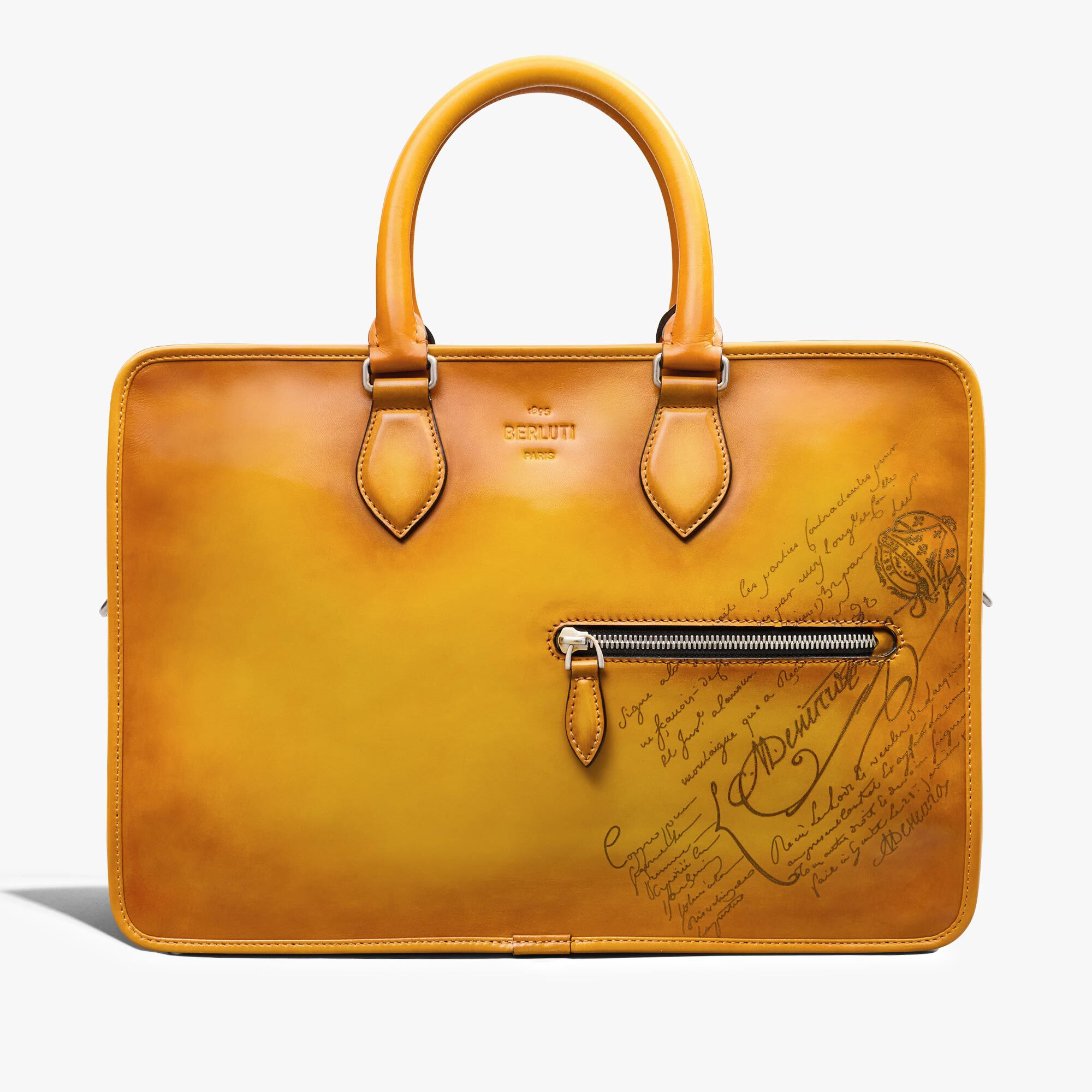 Cartable Un Jour Petit Modèle En Cuir Scritto
