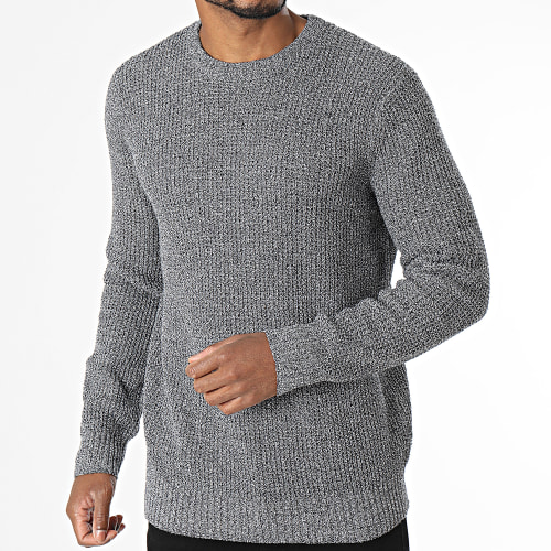 Pull Basil Life Bleu Marine Chiné