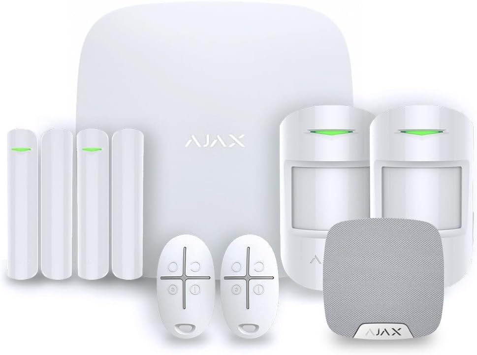 Ajax StarterKit Plus Hausalarm, Weiß, Set 2