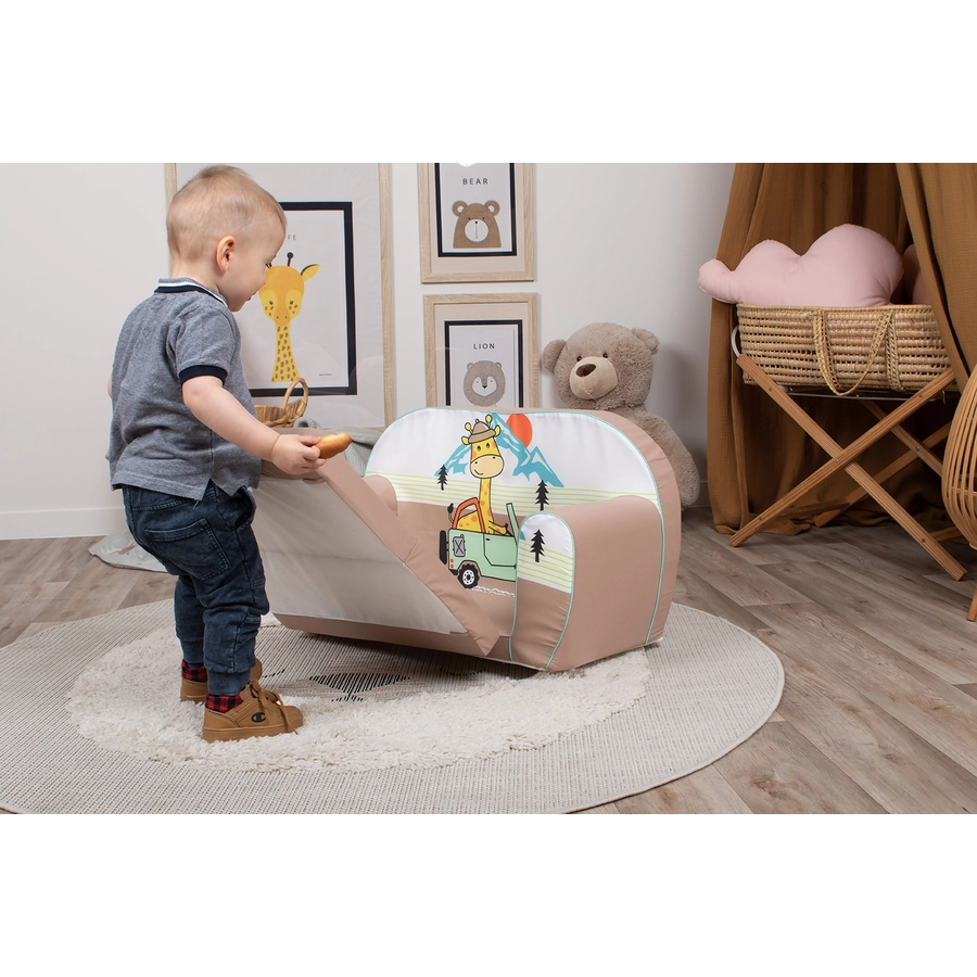 knorr toys® Kindersofa - Giraffe on tour“
