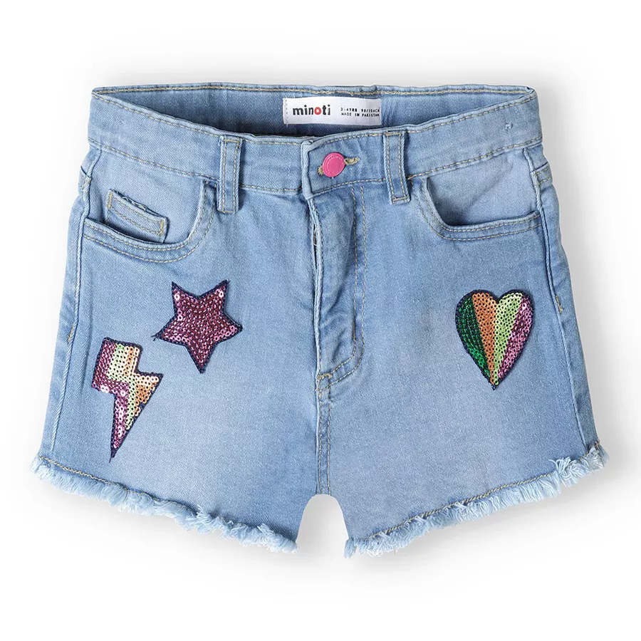 MINOTI Jeansshorts Denim-Blau