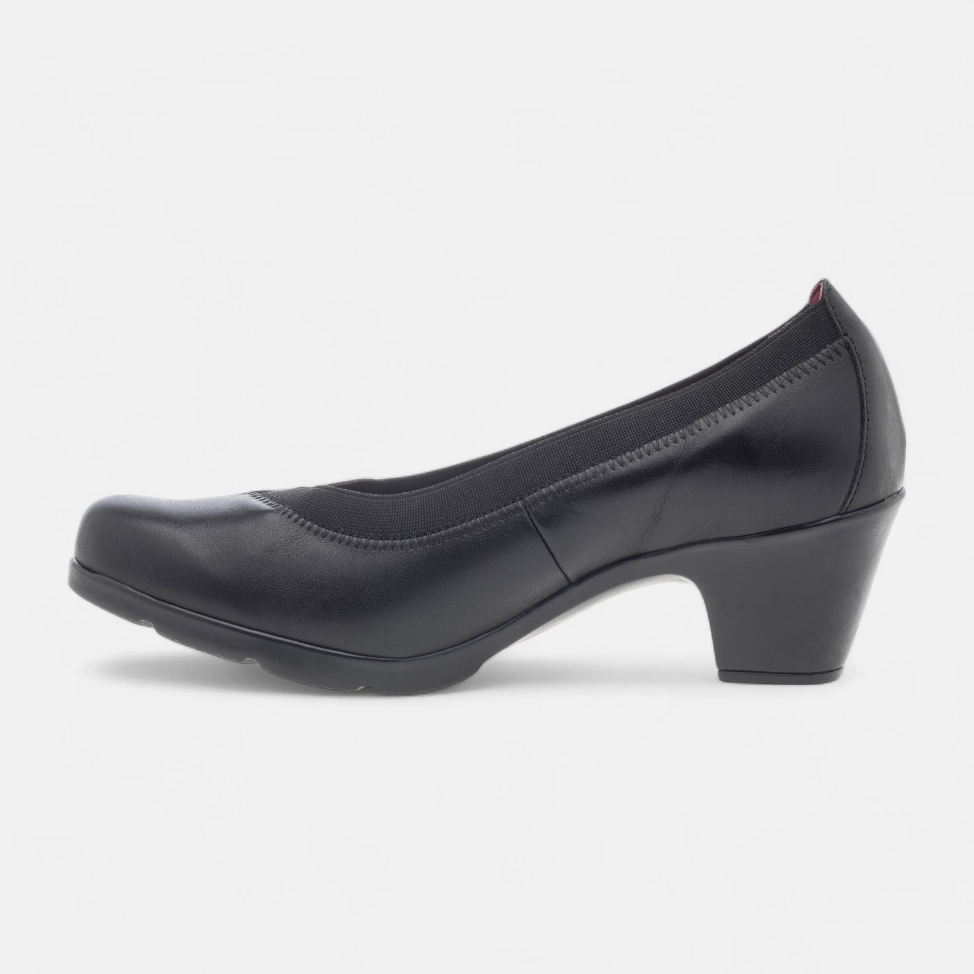 Escarpins à talon Femme en cuir noir