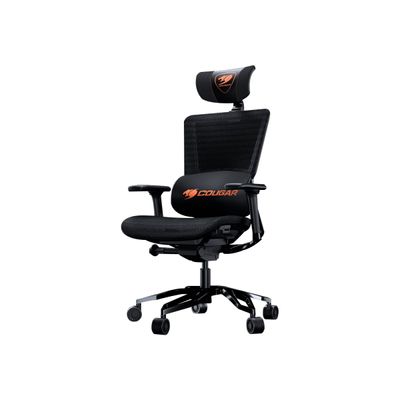 Fauteuil gamer ARGO - accoudoirs réglables - appui-tête intégré - noir
