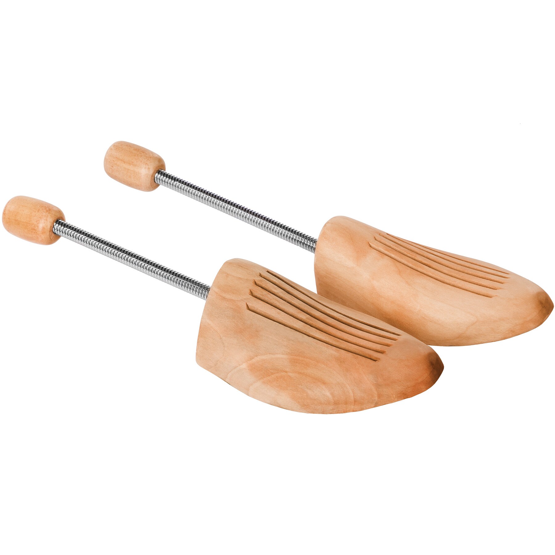 tectake® 3 Paar Spiral-Schuhspanner, aus Lotusholz, Verhinderung von Gehfalten, gute Luftzirkulation