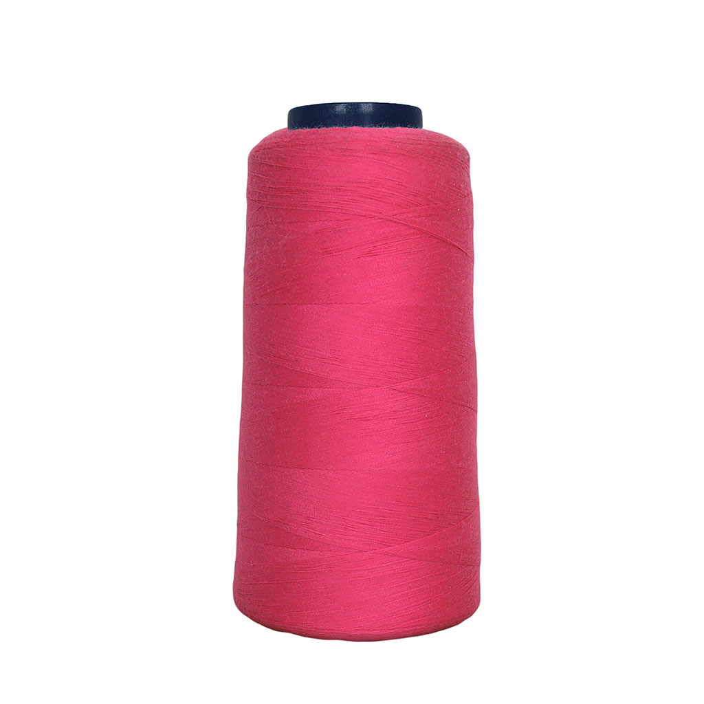 Cône de fil polyester fuchsia 2743m