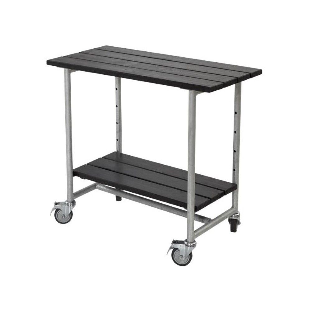 SIDEBORD PLUS URBAN MED HYLLE 100CM SVART