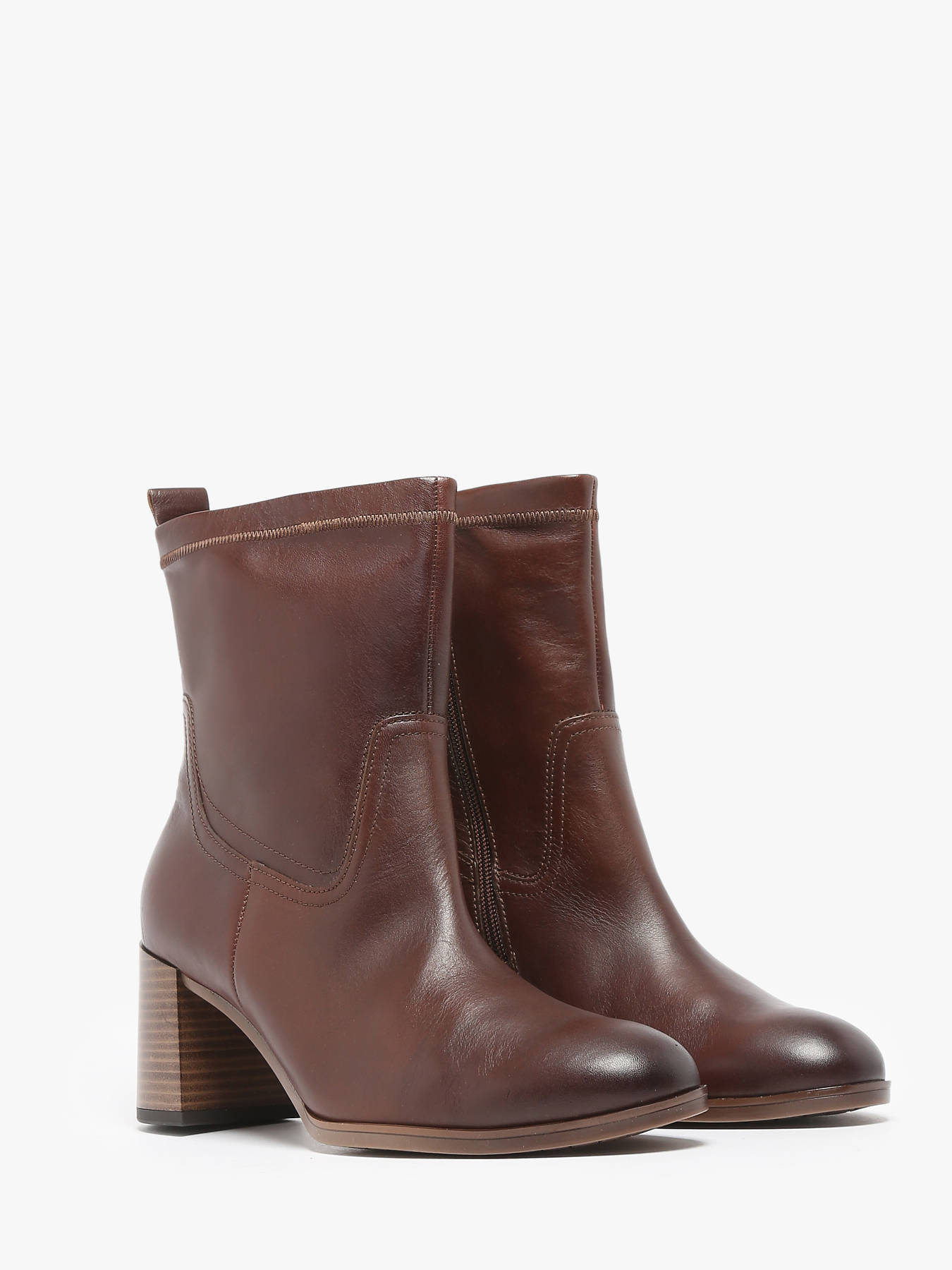 Bottines  talon en cuir GABOR