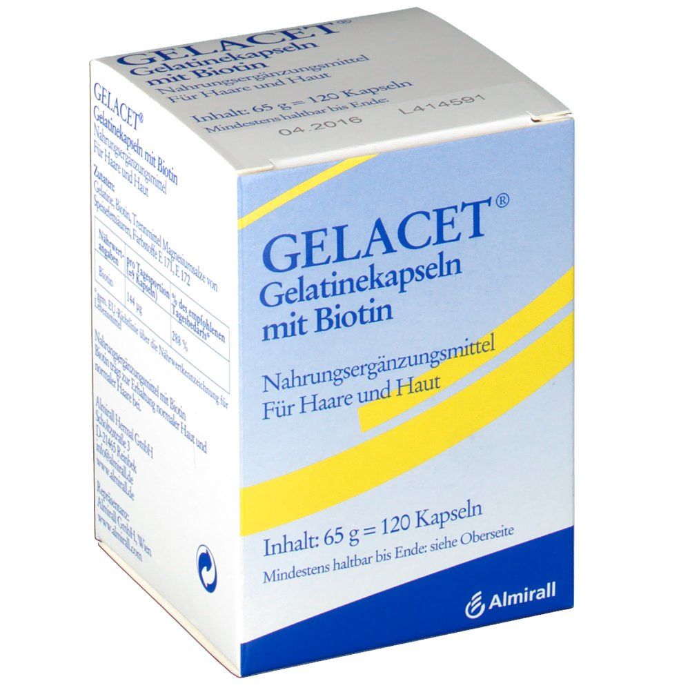 Gelacet® Gelatinekapseln mit Biotin