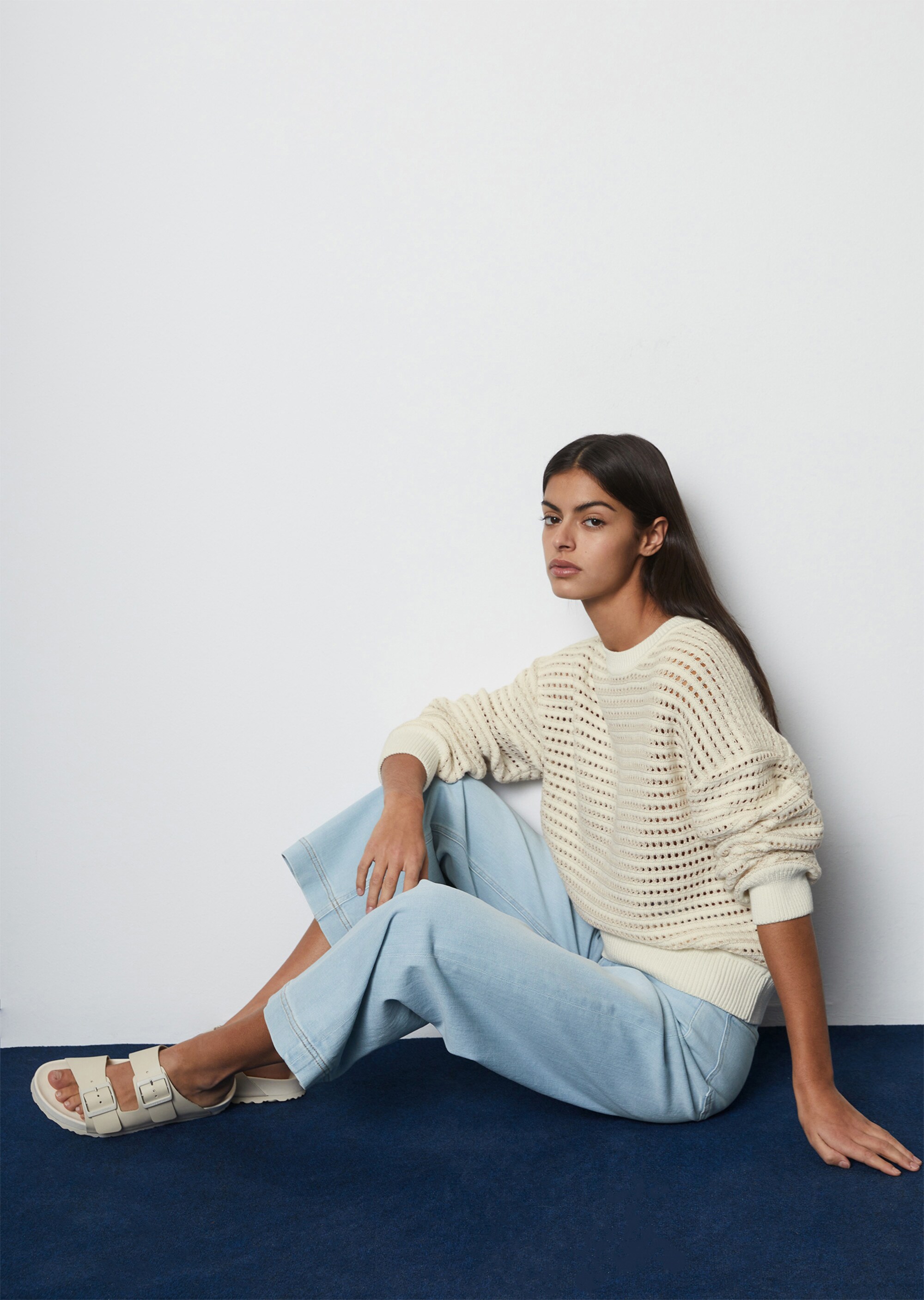 DfC Pullover relaxedmit Ajour-Muster